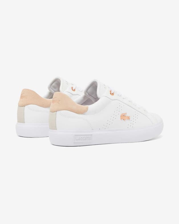 Zapatillas Lacoste Powercourt 2.0 blanco beige mujer - #6