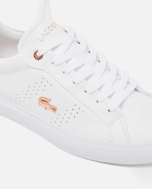 Zapatillas Lacoste Powercourt 2.0 blanco beige mujer - #3
