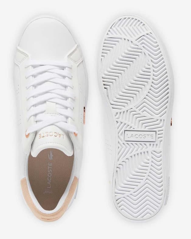 Zapatillas Lacoste Powercourt 2.0 blanco beige mujer - #5