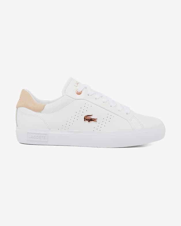Zapatillas Lacoste Powercourt 2.0 blanco beige mujer - #7