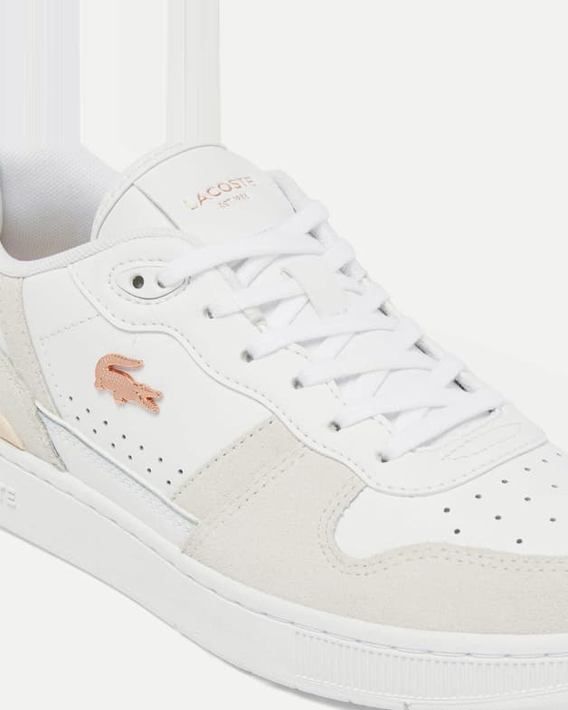 Zapatillas Lacoste T-Clip Set blanco beige mujer - #6