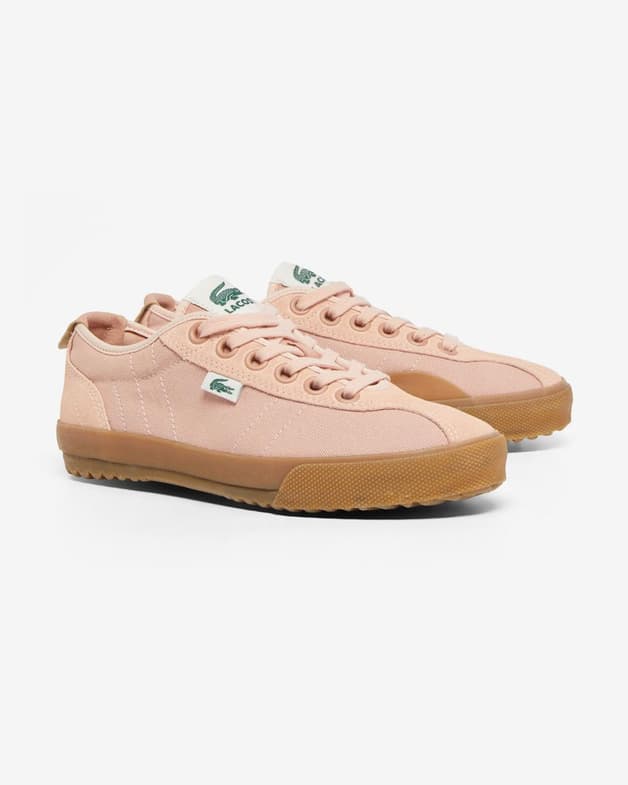 Zapatillas Lacoste Backslam rosa marrón mujer - #5