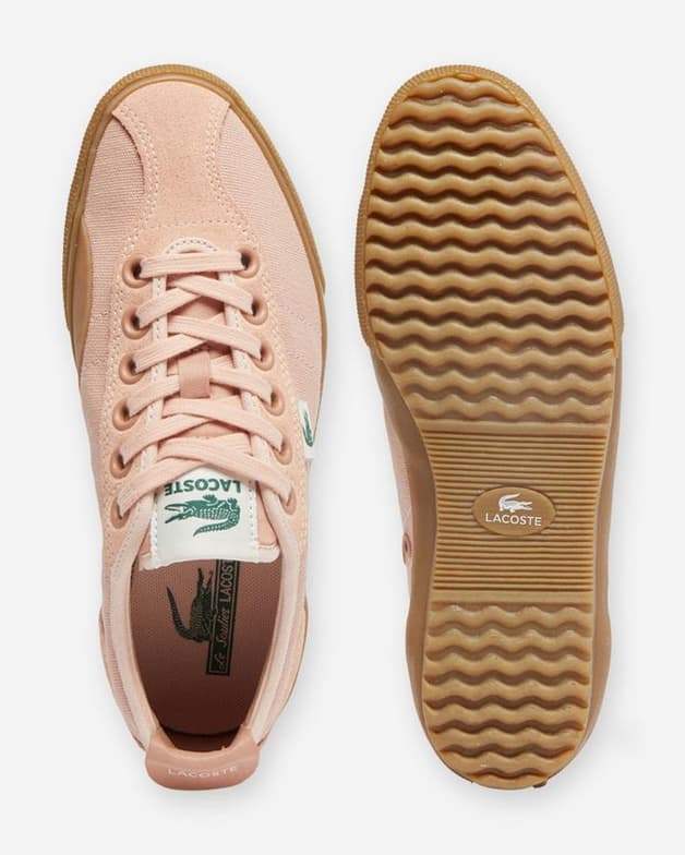 Zapatillas Lacoste Backslam rosa marrón mujer - #2