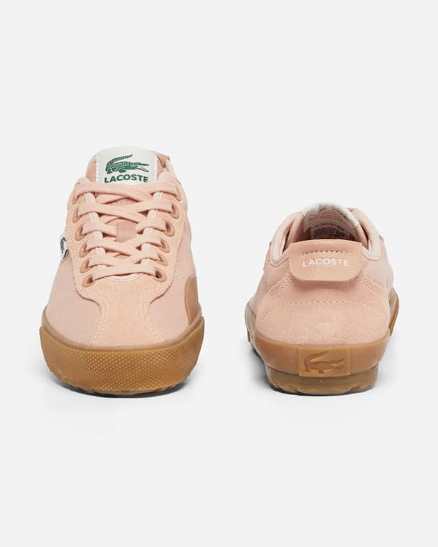 Zapatillas Lacoste Backslam rosa marrón mujer - #3