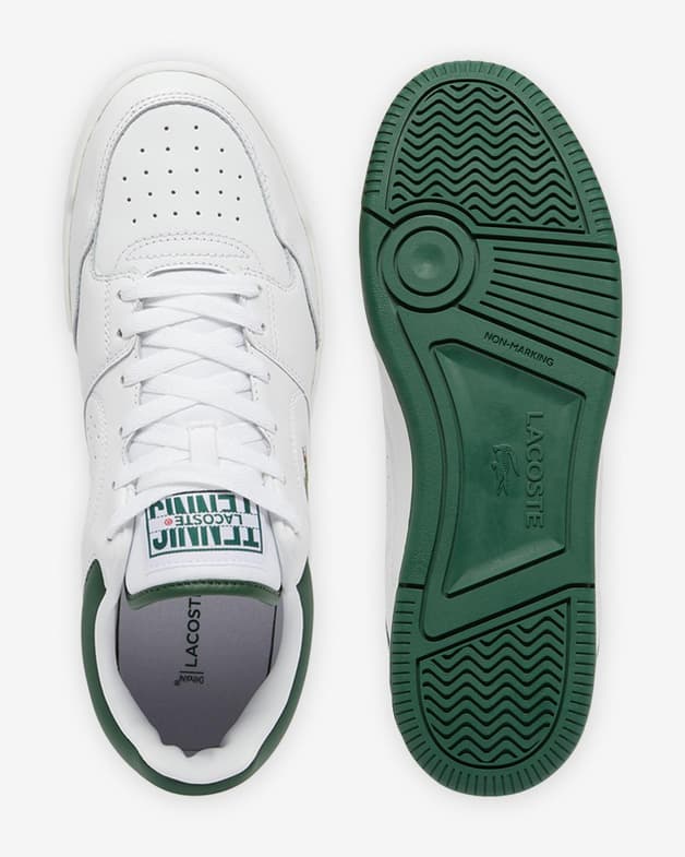 Zapatillas Lacoste Linedrive Leather blanco verde - #4
