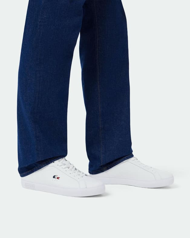 Zapatillas Lacoste Powercourt Colour blanco puro azul - #3