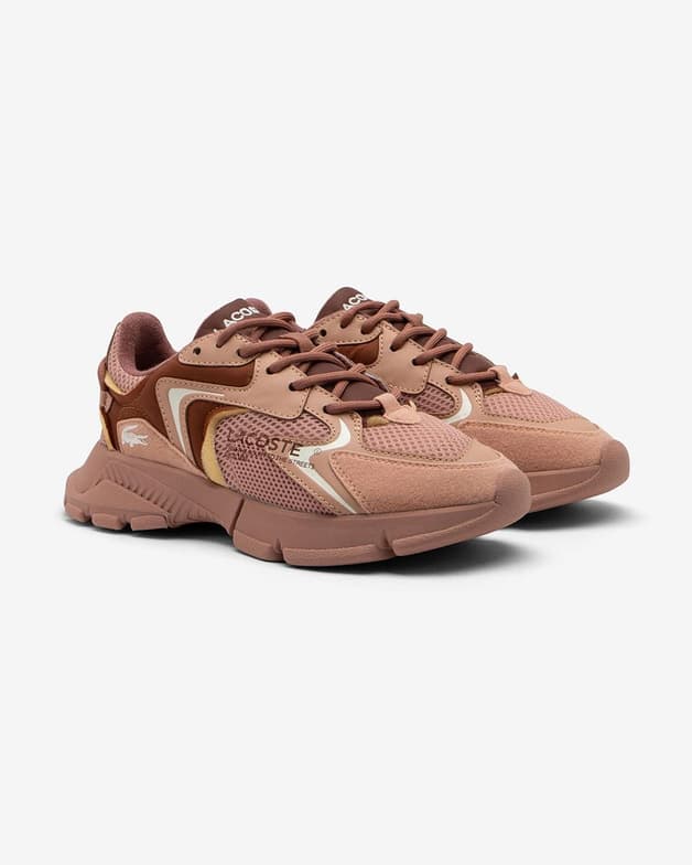 Zapatillas Lacoste L003 Neo beige marrón junior - #3