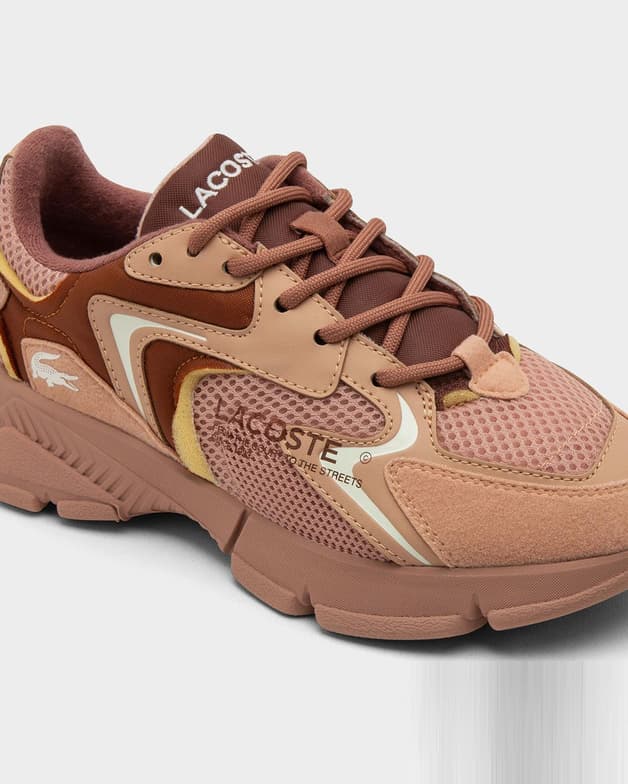 Zapatillas Lacoste L003 Neo beige marrón junior - #4
