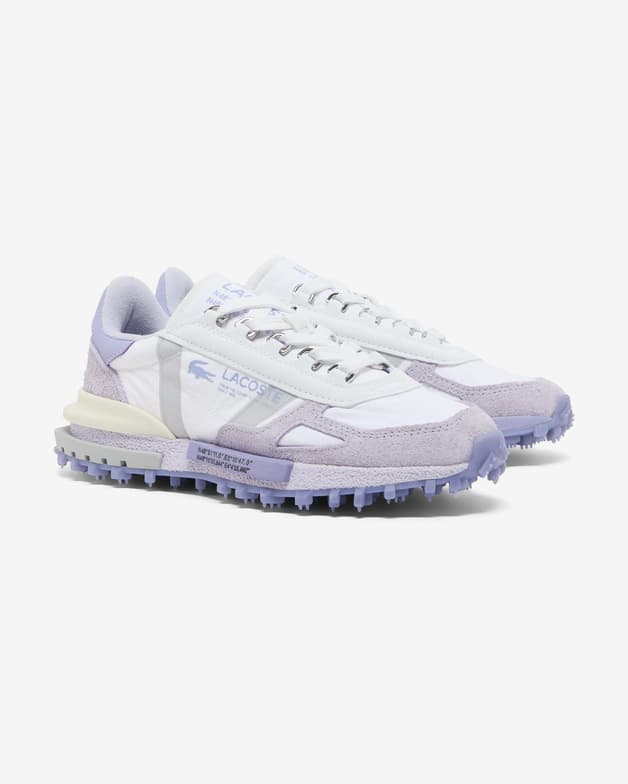 Zapatillas Lacoste Elite Active blanco gris lila mujer - #4