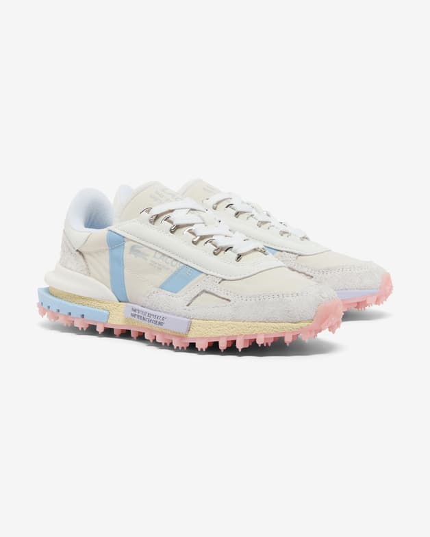 Zapatillas Lacoste Elite Active blanco azul rosa claro mujer - #6