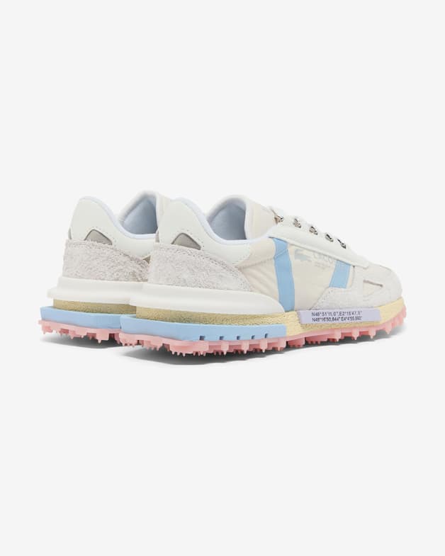 Zapatillas Lacoste Elite Active blanco azul rosa claro mujer - #5
