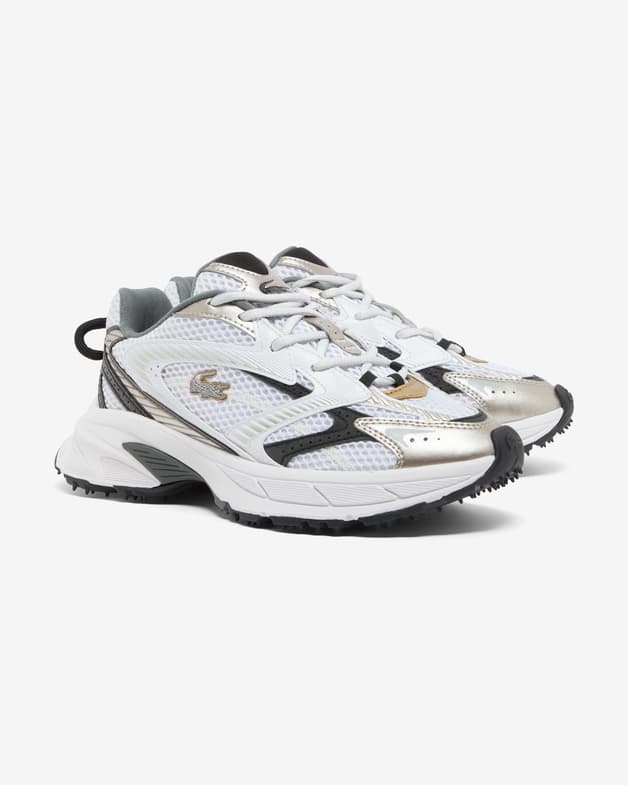Zapatillas Lacoste L003 Neo Shot Mesh blanco negro beige mujer - #5