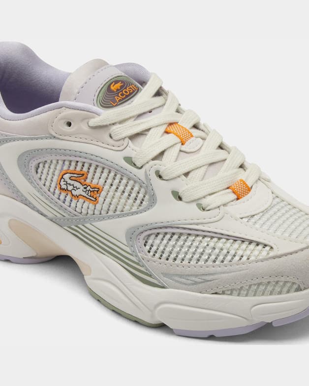 Zapatillas Lacoste Storm 96 2K Mesh blanco gris naranja mujer - #3
