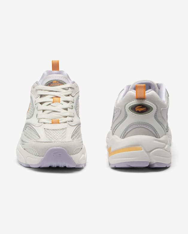 Zapatillas Lacoste Storm 96 2K Mesh blanco gris naranja mujer - #5