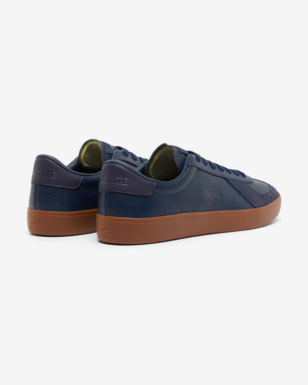 Zapatillas Lacoste Baseshot Pro Leather azul marino marrón - #3