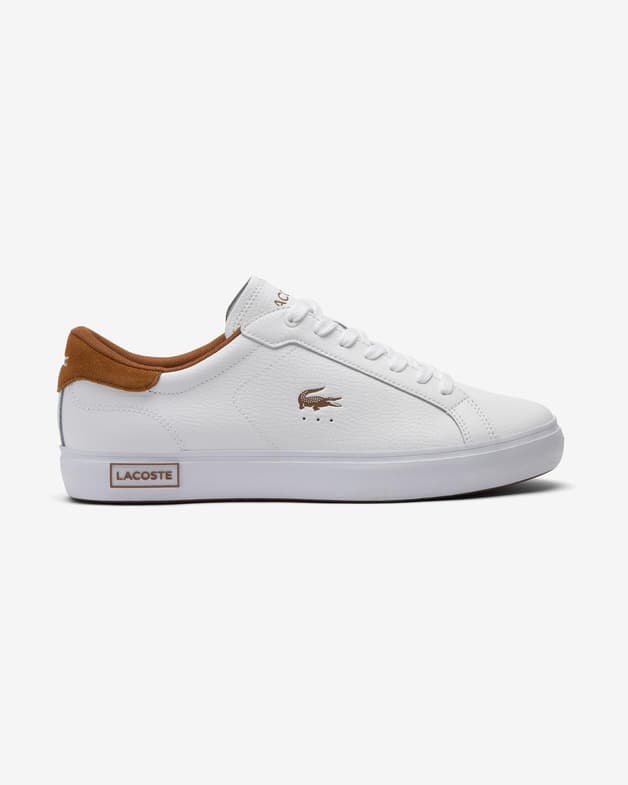 Zapatillas Lacoste Powercourt blanco marrón - #1
