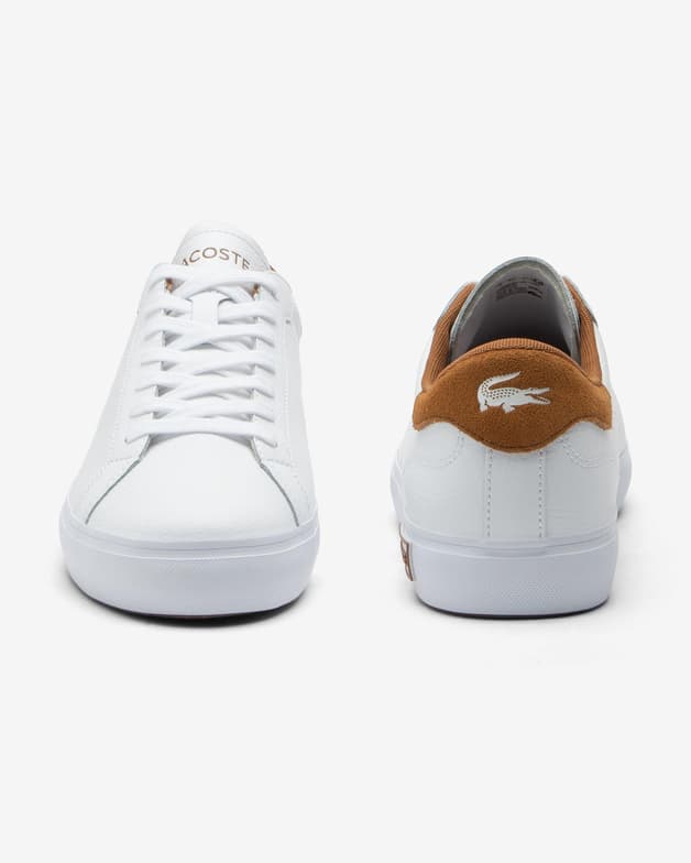 Zapatillas Lacoste Powercourt blanco marrón - #2