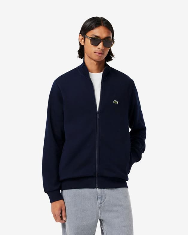 Sudadera Lacoste Regular Fit Felpa Full Zip azul marino - #8