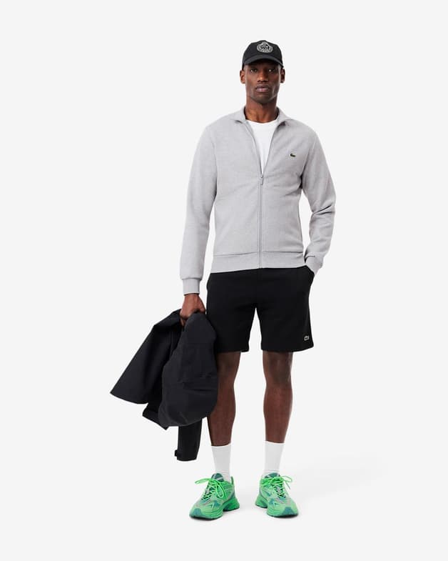 Sudadera Lacoste Regular Fit Felpa Full Zip gris claro - #11