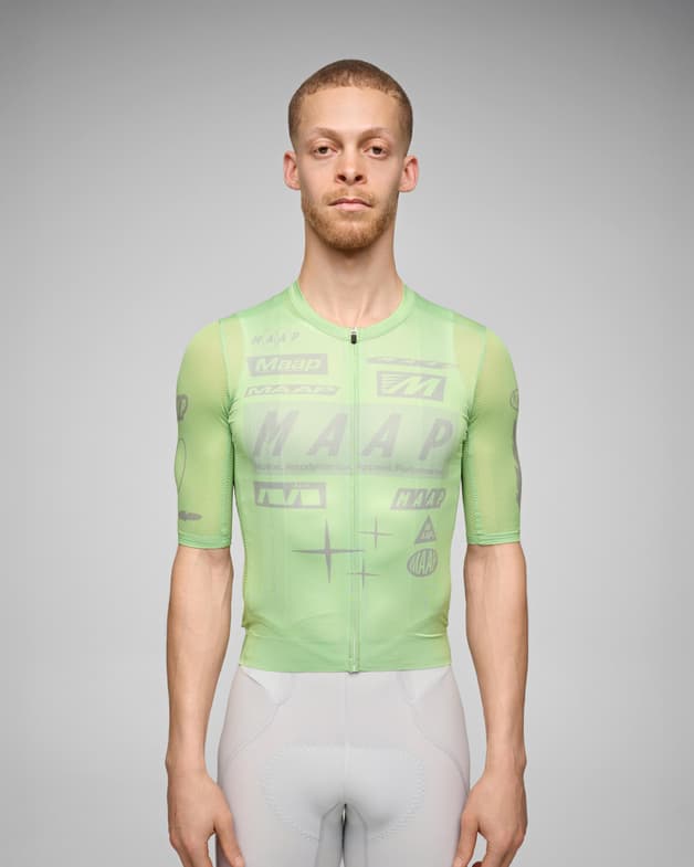 Maillot MAAP Drome Pro Air 3.0 manga corta verde lima - #2