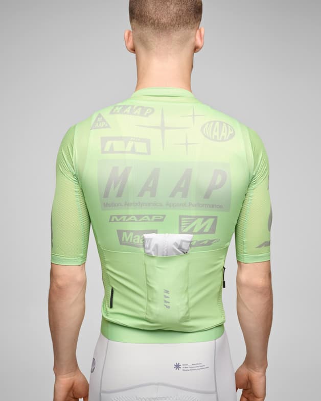 Maillot MAAP Drome Pro Air 3.0 manga corta verde lima - #6