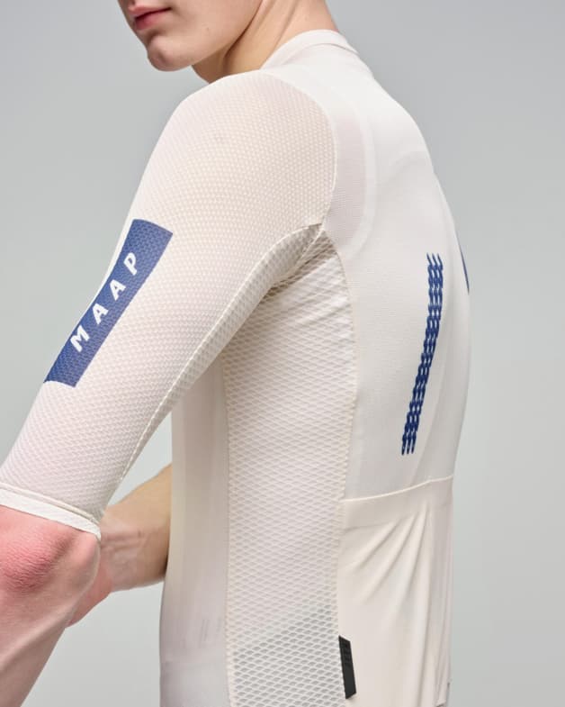 Maillot MAAP Blaze Pro Air 3.0 manga corta blanco beige - #5