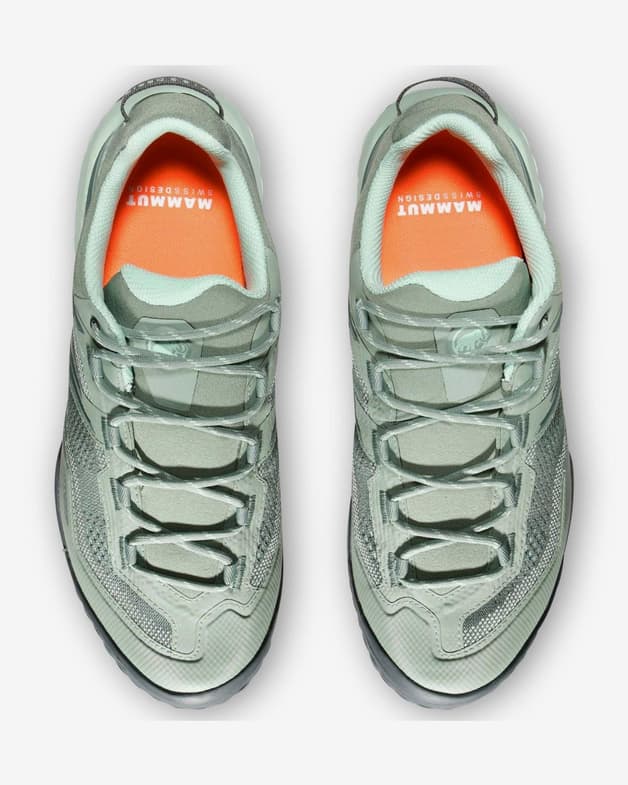 Zapatillas Mammut Ducan II Low GORE-TEX azul pastel naranja mujer - #8