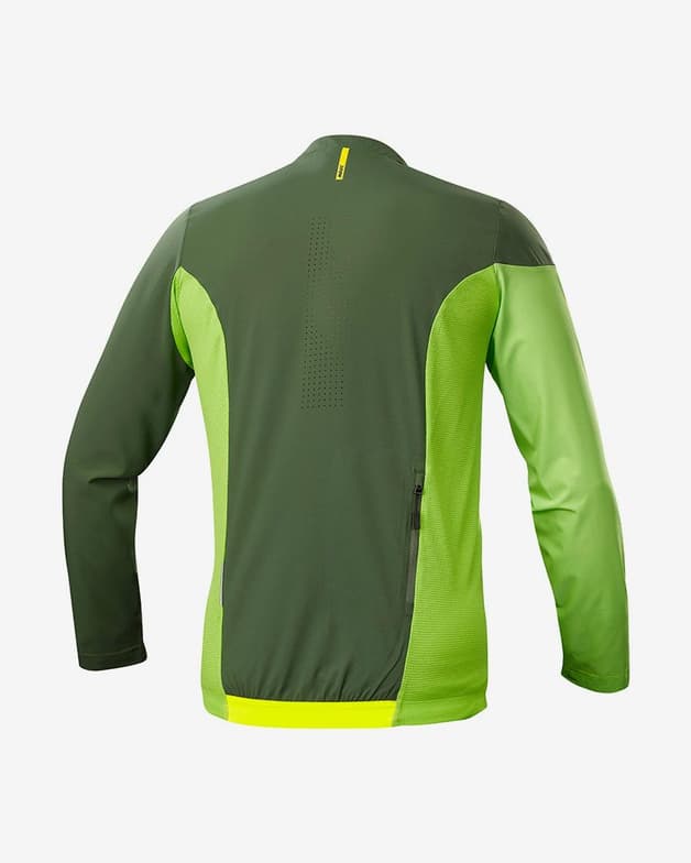 Maillot Mavic XA Pro LS manga larga verde lima - #2