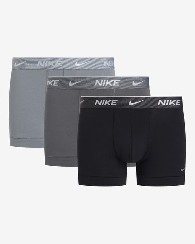 Bóxer Nike Trunk gris negro (3 unidades) - #1