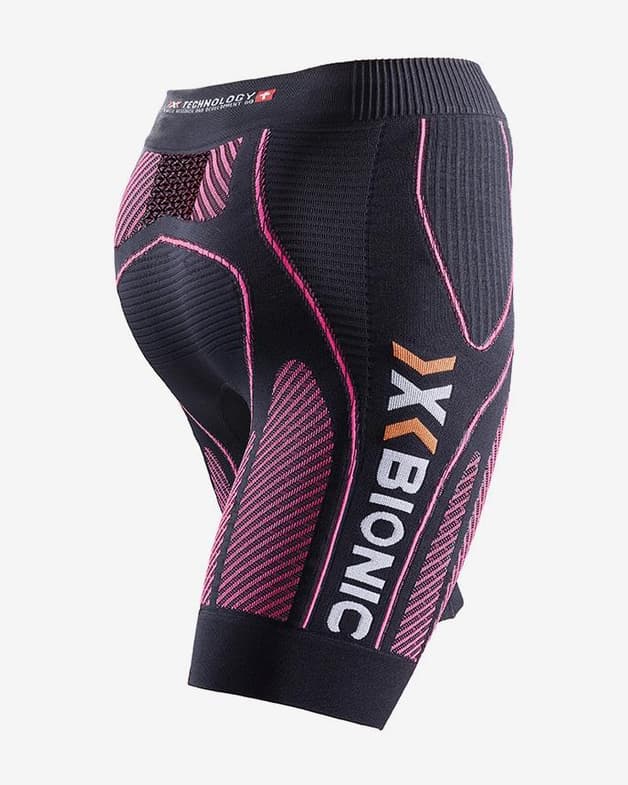 Malla corta X-Bionic Running The Trick Evo negro rosa mujer - #2