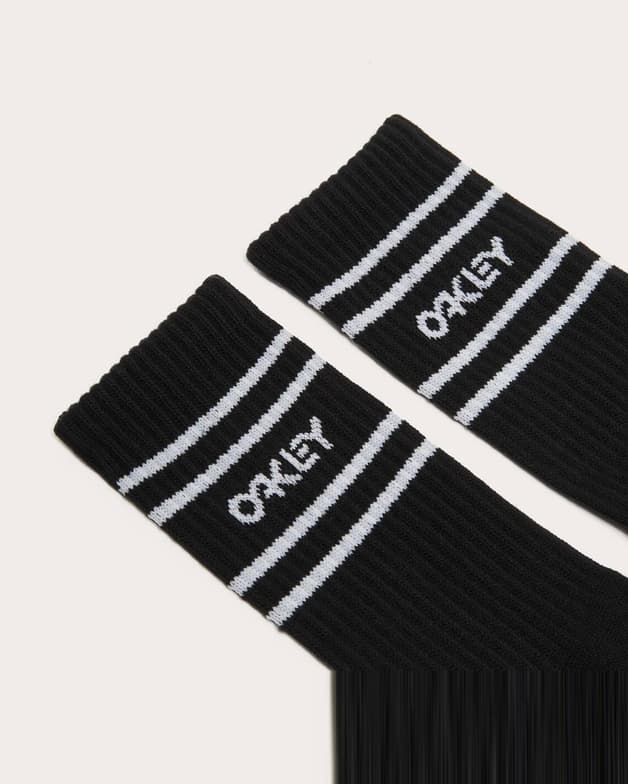 Calcetines Oakley Icon B1B 2.0 negro puro blanco - #3