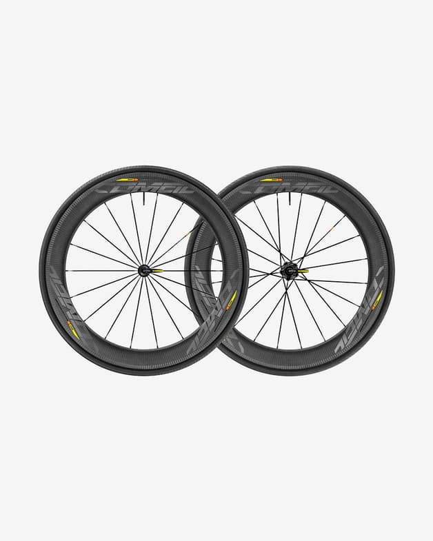 Par de ruedas Mavic Comete Pro Carbon SL Tubular núcleo Shimano QR 9 mm 700x25 negro - #1
