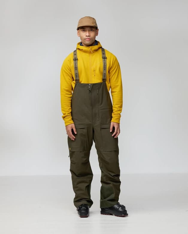 Mono Fjällräven Bergtagen Touring Bibs GORE-TEX verde cromo - #3