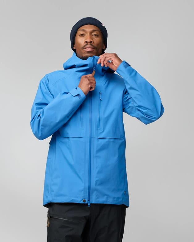 Chaqueta con capucha Fjällräven Keb GORE-TEX azul luminoso - #3