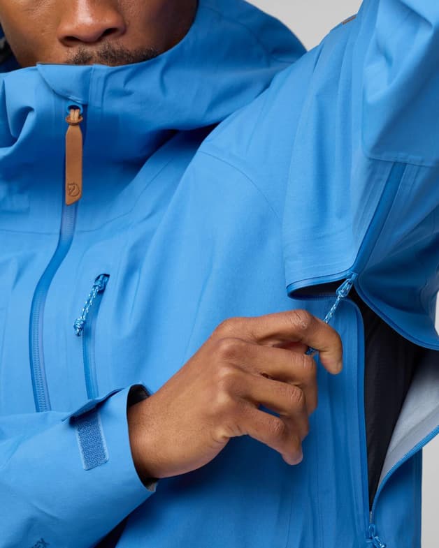Chaqueta con capucha Fjällräven Keb GORE-TEX azul luminoso - #10