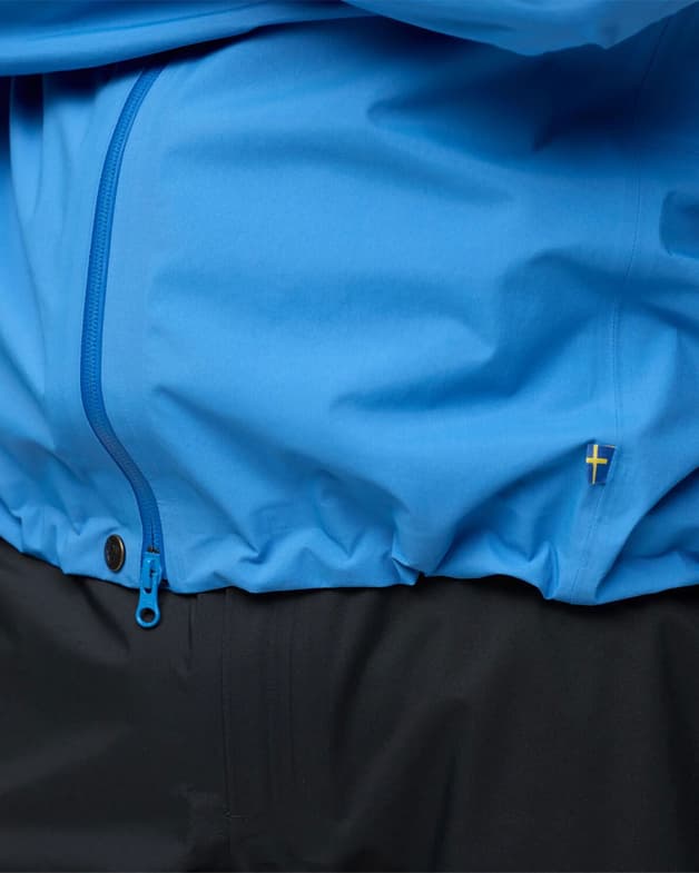 Chaqueta con capucha Fjällräven Keb GORE-TEX azul luminoso - #18