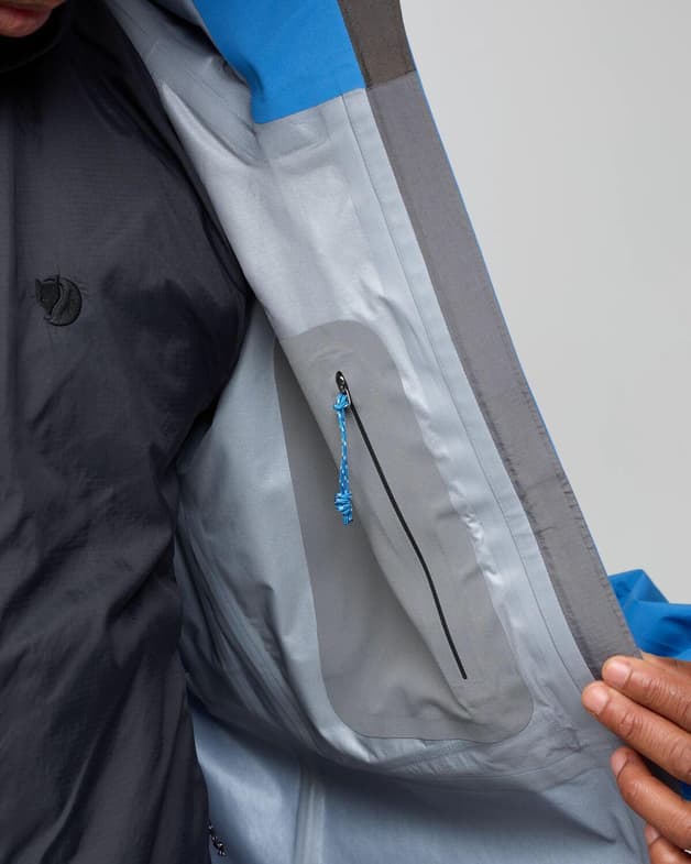 Chaqueta con capucha Fjällräven Keb GORE-TEX azul luminoso - #13