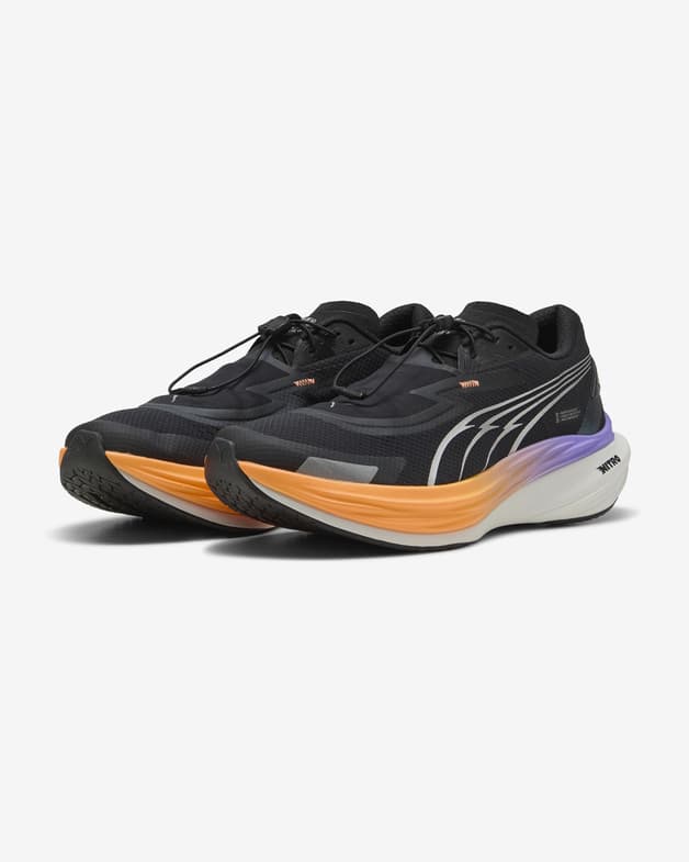 Zapatillas Puma Deviate NITRO 3 WTR+ negro blanco naranja - #1