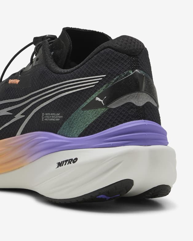 Zapatillas Puma Deviate NITRO 3 WTR+ negro blanco naranja - #3