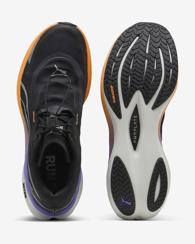 Zapatillas Puma Deviate NITRO 3 WTR+ negro blanco naranja - #6