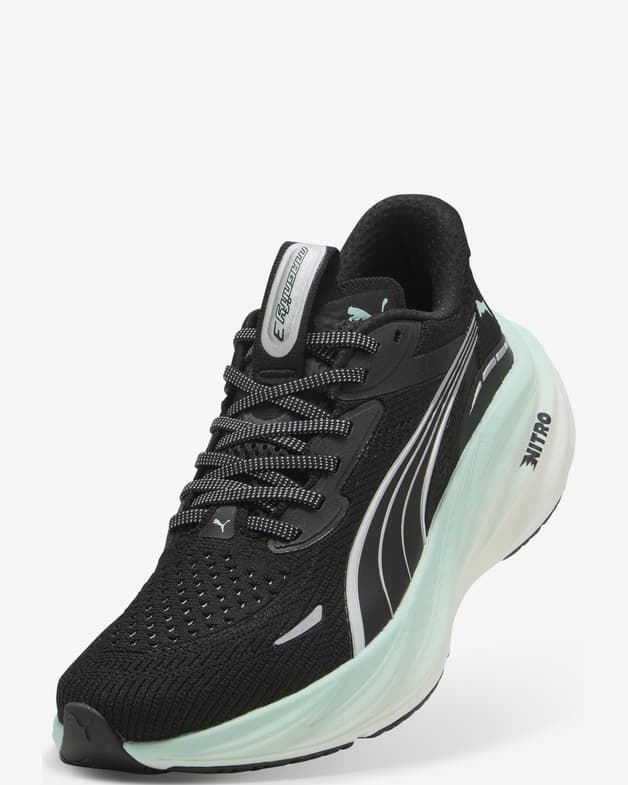 Zapatillas Puma Magnify NITRO 3 negro blanco verde menta mujer - #4