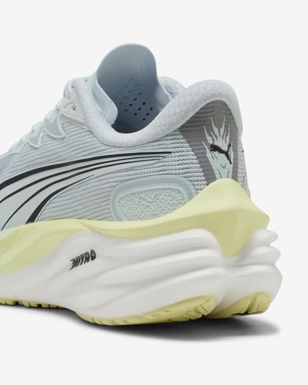 Zapatillas Puma Velocity NITRO 4 azul claro negro amarillo mujer - #6