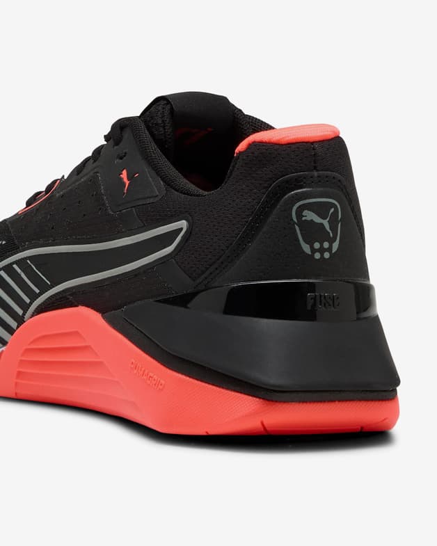 Zapatillas Puma Fuse 4.0 negro blanco rosa - #5