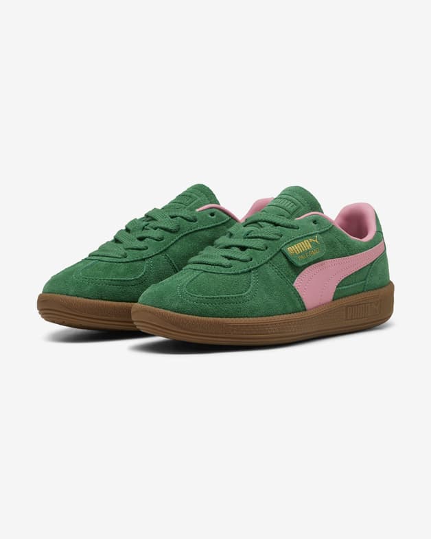 Zapatillas Puma Palermo verde rosa junior - #1