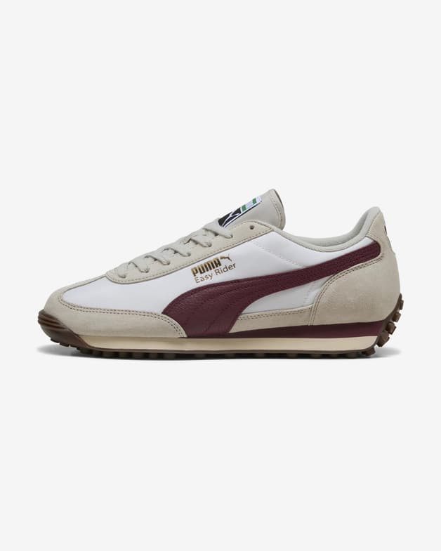 Zapatillas Puma Easy Rider Vintage blanco beige granate - #4