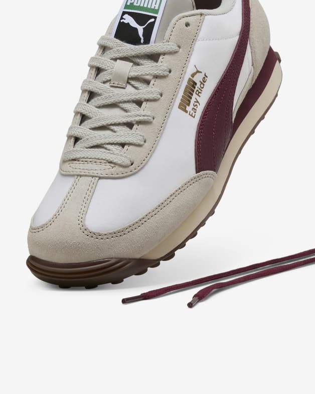 Zapatillas Puma Easy Rider Vintage blanco beige granate - #2