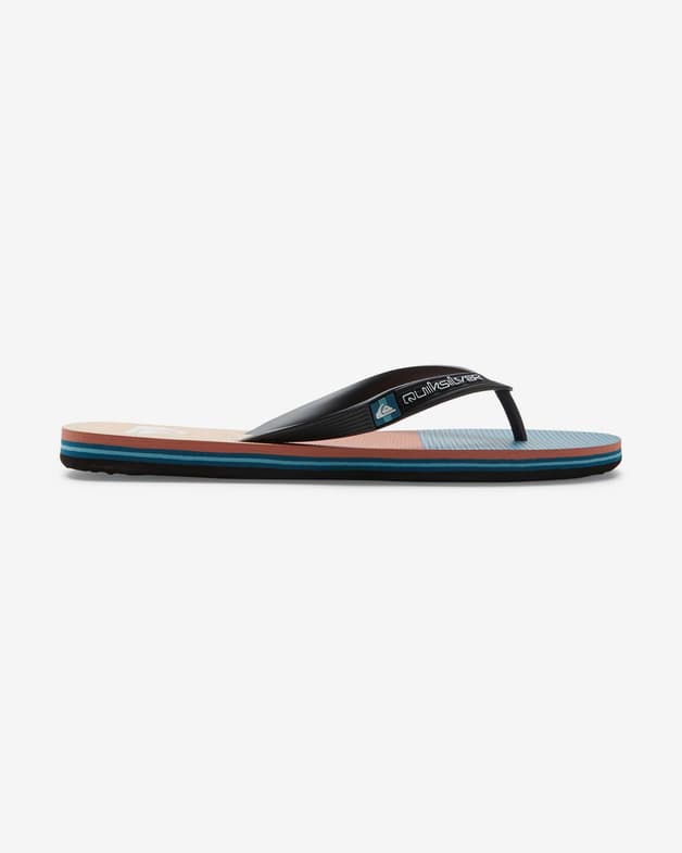 Chanclas Quiksilver Molokai Stripe azul naranja rojo - #1