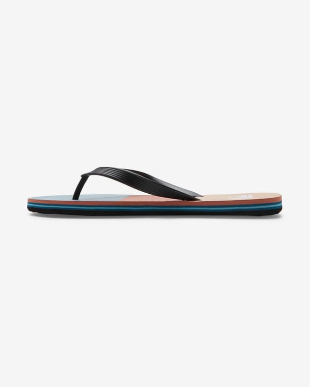 Chanclas Quiksilver Molokai Stripe azul naranja rojo - #3