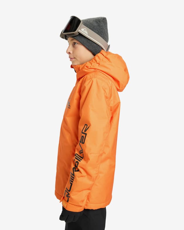 Chaqueta con capucha Quiksilver Mission naranja infantil - #2