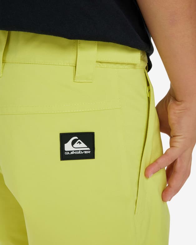 Pantalón largo Quiksilver Estate amarillo intenso infantil - #8